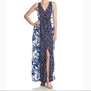 Sanctuary XS Mixed Print Maxi Dress Worn Once